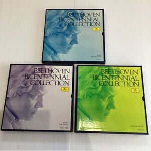 3 X Beethoven Bicentennial Collection Vol 5 6 8 Stage Piano Choral Box VINYL